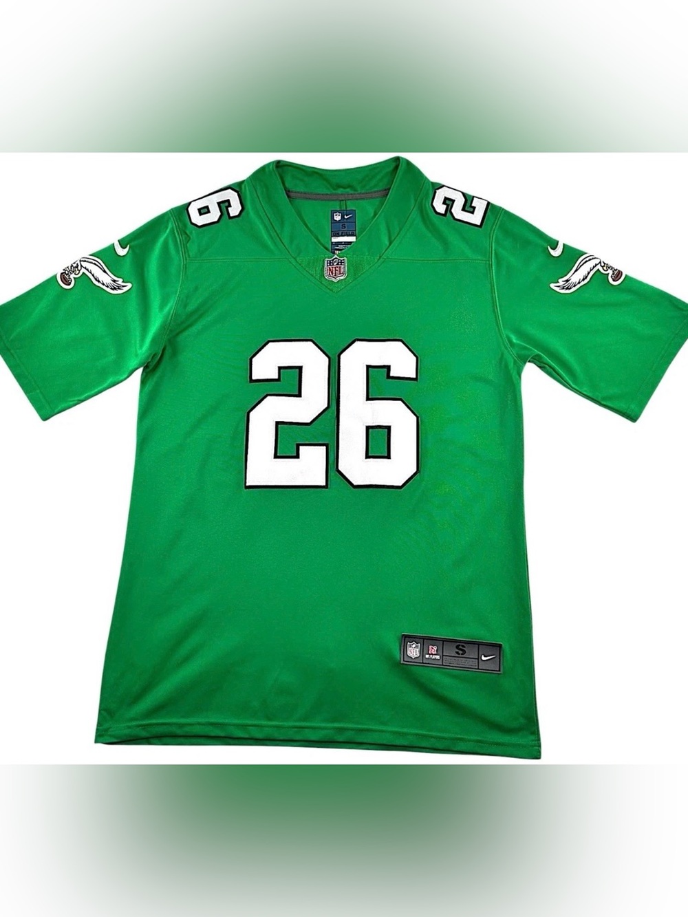 NWT Philadelphia Eagles Saquon Barkley Kelly Green Jersey Size Small